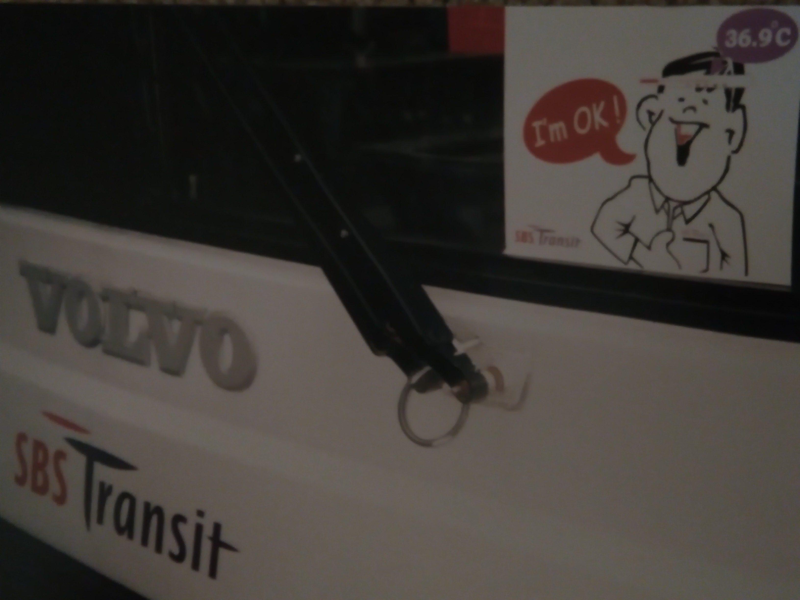 10. I'm OK SARS note on bus