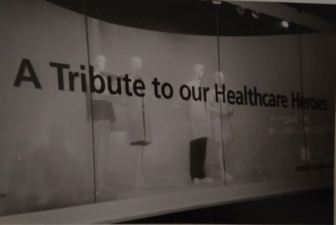 12. A tribute to healthcare workers window display