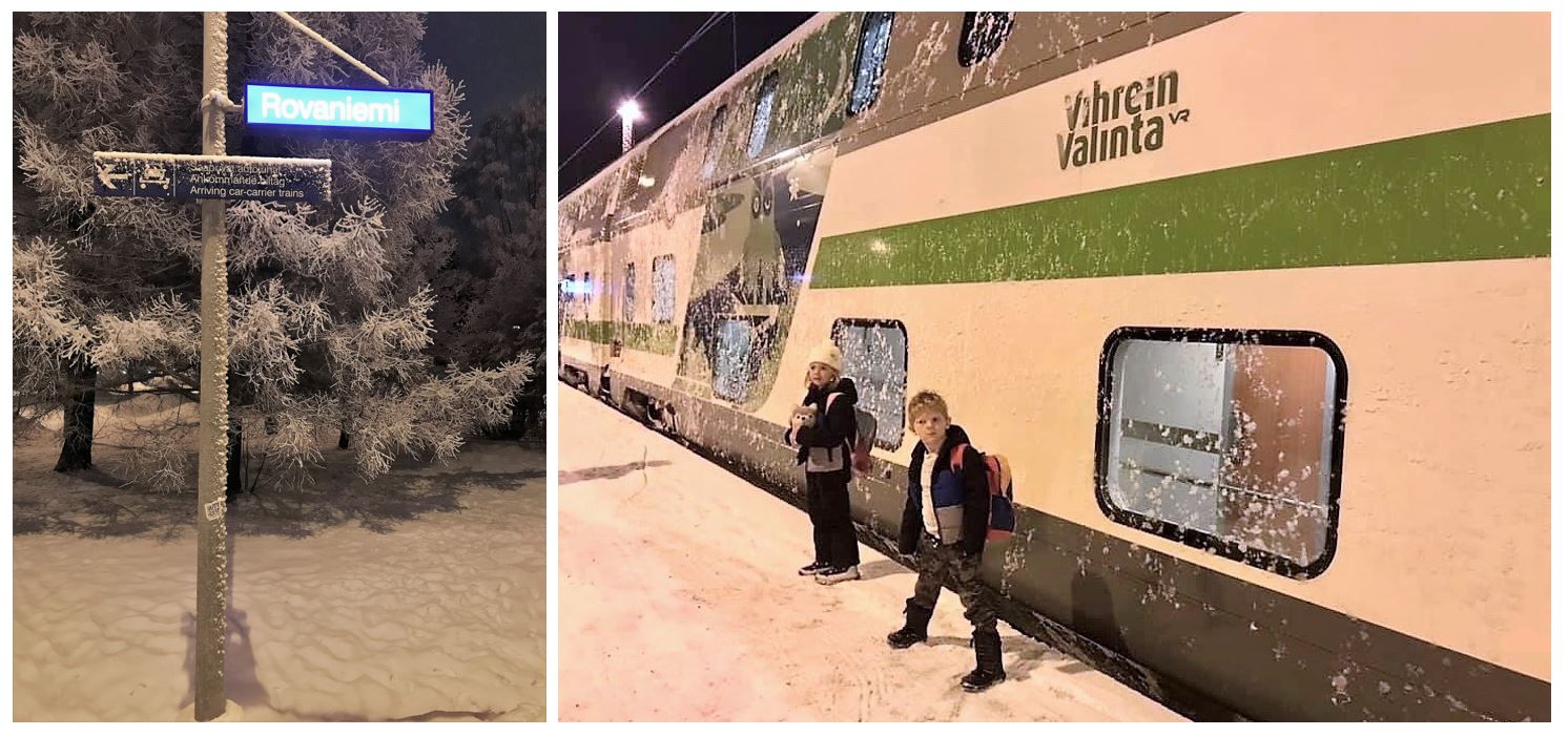 Arrival in Rovaniemi